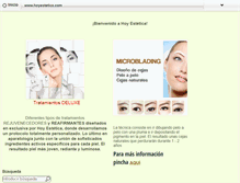 Tablet Screenshot of hoyestetica.com